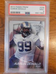 PSA 9 2014 Panini Prizm Aaron Donald Rookie #228