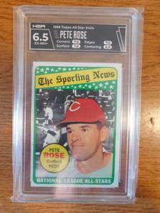 HGA 6.5 1969 Topps All-Star Pete Rose #424