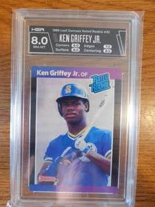 HGA 8 1989 Donruss Ken Griffey Jr. Rookie #33