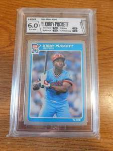 HGA 6 1985 Fleer Kirby Puckett Rookie #286