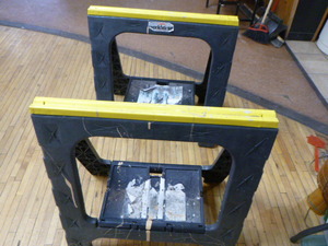 Pair of BMSC Workhorse Saw horses