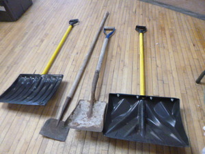 Shovels and Ice Chipper