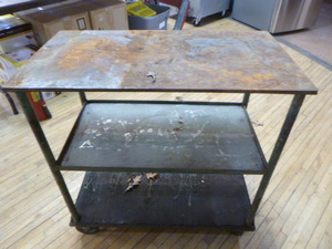 Metal Shelf on Casters