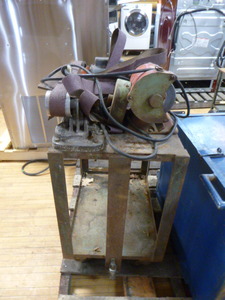 Sander and Grinder on Cart with Wheels