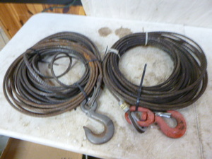 2 Hoist Cables with Hooks