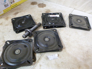 5 Flat Swivel Chair Mounts