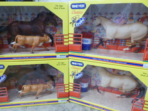 4 Breyer Toy Horses