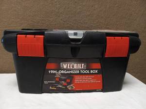 WEL-BILT 19 ORGANIZER TOOLBOX WITH TOOLS
