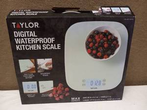 TAYLOR DIGITAL WATERPROOF KITCHEN SCALE