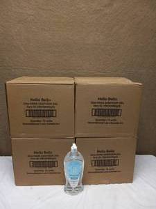 (4) CASES OF HELLO BELLO GEL HAND SANITIZER