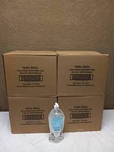 (4) CASES OF HELLO BELLO GEL HAND SANITIZER