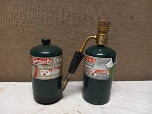 (2) COLEMAN PROPANE FUEL TANKS