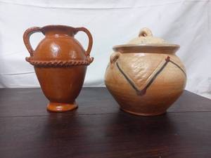 lot 42 image: Pair of Ceramic Pieces