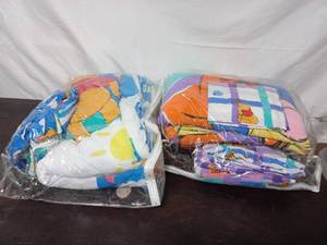 lot 75 image: Vintage Twin Size Winnie The Poo Bedding