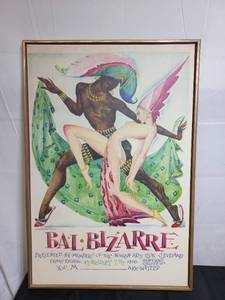 lot 93 image: Vintage Bal Bizarre Advertisement