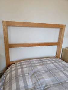 lot 44 image: Twin Open Block Pine Bed Frame