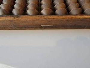 lot 52 image: Vintage Asian Wood Abacus