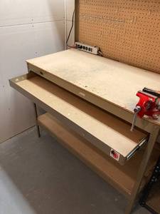 lot 88 image: Sturdy Shop Workbench