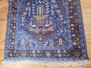 lot 14 image: Hand Knotted Afghan Wool Rug