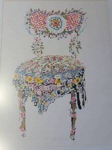 lot 16 image: Chair Print from Jennifer Cocere