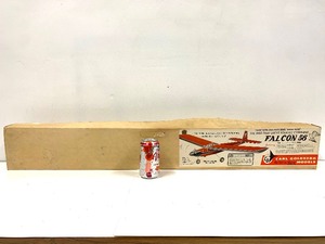 lot 4 image: LARGE Vintage Carl Goldberg Models FALCON 56 Deluxe RC Model Airplane Kit