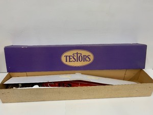 lot 13 image: LARGE Vintage Testors SKYHAWK Balsa Wood RC Model Airplane Kit