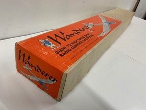 lot 19 image: LARGE Vintage Marks Models Giant WANDERER Balsa Wood RC Model Airplane Kit