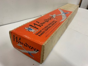 lot 20 image: LARGE Vintage Marks Models Giant WANDERER Balsa Wood RC Model Airplane Kit