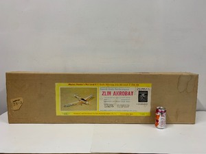 lot 23 image: LARGE Vintage Sig Craftmans Maxey Hesters ZLIN AKROBAT Balsa Wood RC Model Airplane Kit