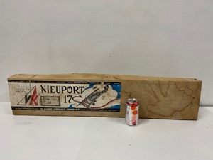 lot 34 image: LARGE Vintage VK NIEUPORT 17 Balsa Wood RC Model Airplane Kit