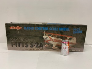lot 39 image: LARGE Vintage Pilot Quick Built Series PITTS S-2 Balsa Wood RC Model Airplane Kit