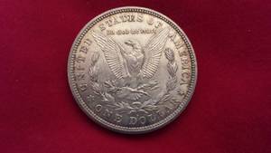 US Silver Dollar Coin, 1921-D