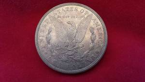 US Silver Dollar Coin, 1921-D