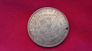 US Silver Dollar Coin, 1897