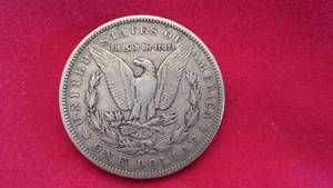 US Silver Dollar Coin, 1888