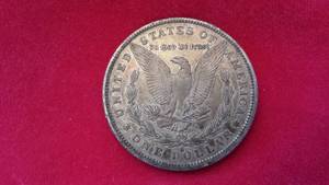 US Silver Dollar Coin, 1879-O