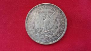 US Silver Dollar Coin, 1921-D