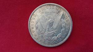 US Silver Dollar Coin, 1921-D