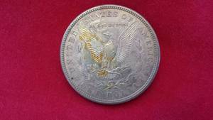 US Silver Dollar Coin, 1921-D