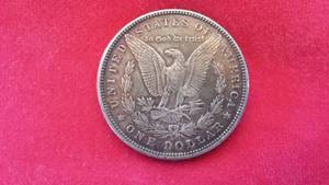 US Silver Dollar Coin, 1897