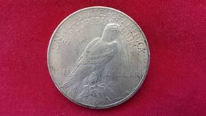 US Silver Dollar Coin, 1922