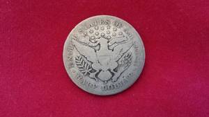 US Silver Half Dollar Coin, 1905-S