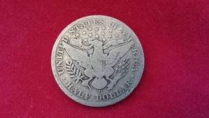 US Silver Half Dollar Coin, 1908-D