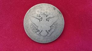 US Silver Half Dollar Coin, 1905-O