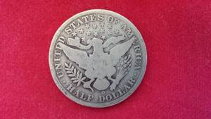 US Silver Half Dollar Coin, 1905-O