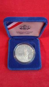boxed US Liberty Coin, 1886-1986