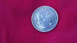1893 US Columbian Silver Half Dollar, Worlds Columbian Exposition Chicago - beautiful condition