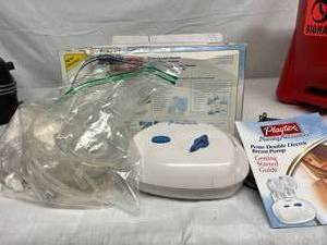 Playtex Nursing Necessities Petite Double Electric Breast Pump System With Soft Comfort Massaging Breast Cups - Works