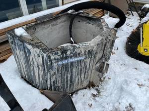 1 Yard Blue Diamond Skid Steer Cement Bucket
