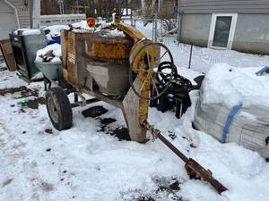 Portable Cement Mixer with Wisconsin Motor